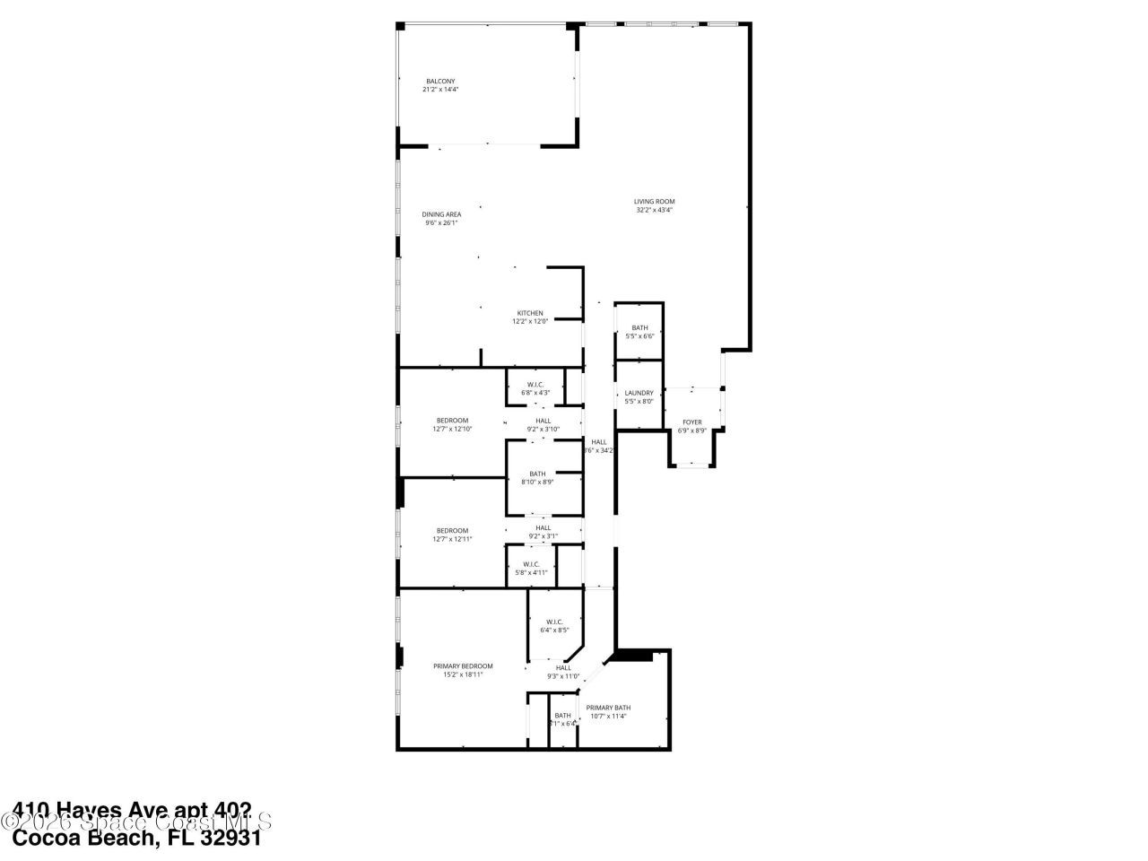 410 Hayes Avenue, Unit 402, Cocoa Beach, FL 32931 Photo