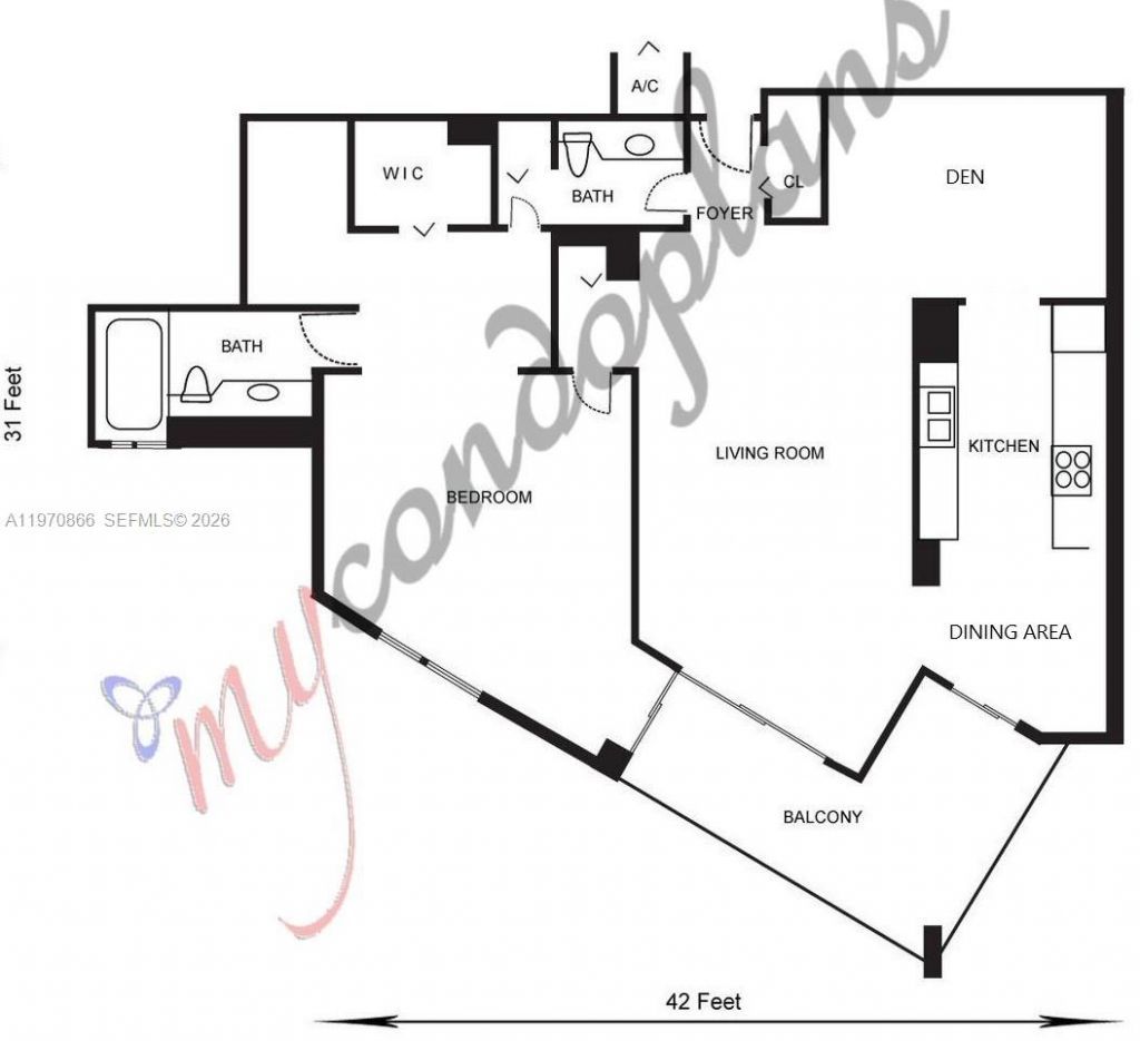 2000 Towerside Ter, Unit 1408, Miami, FL 33138 Photo