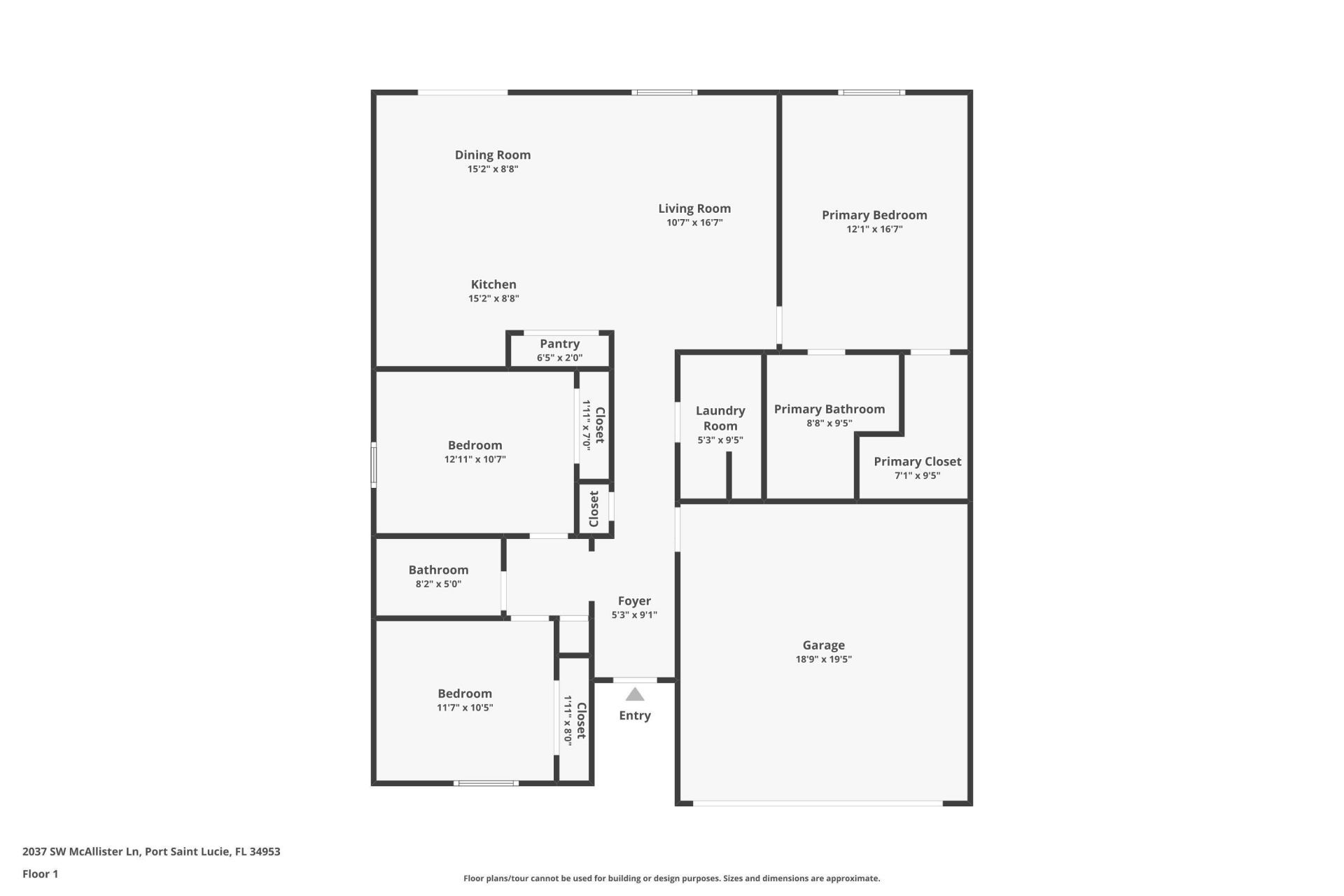 2037 SW Mcallister Lane, Port Saint Lucie, FL 34953 Photo