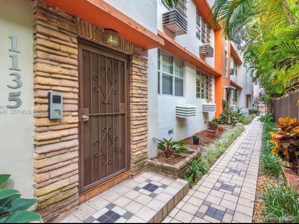 1135 Meridian Ave , Unit 4, Miami Beach, FL 33139
