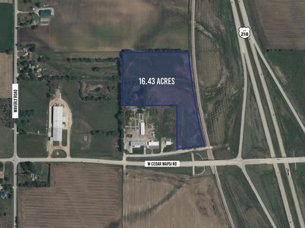 16.43 Acres W Cedar Wapsi Road, Cedar Falls, IA 50613