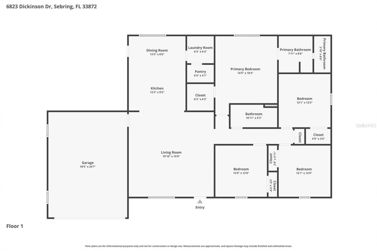 6823 Dickinson Drive, Sebring, FL 33872 Photo