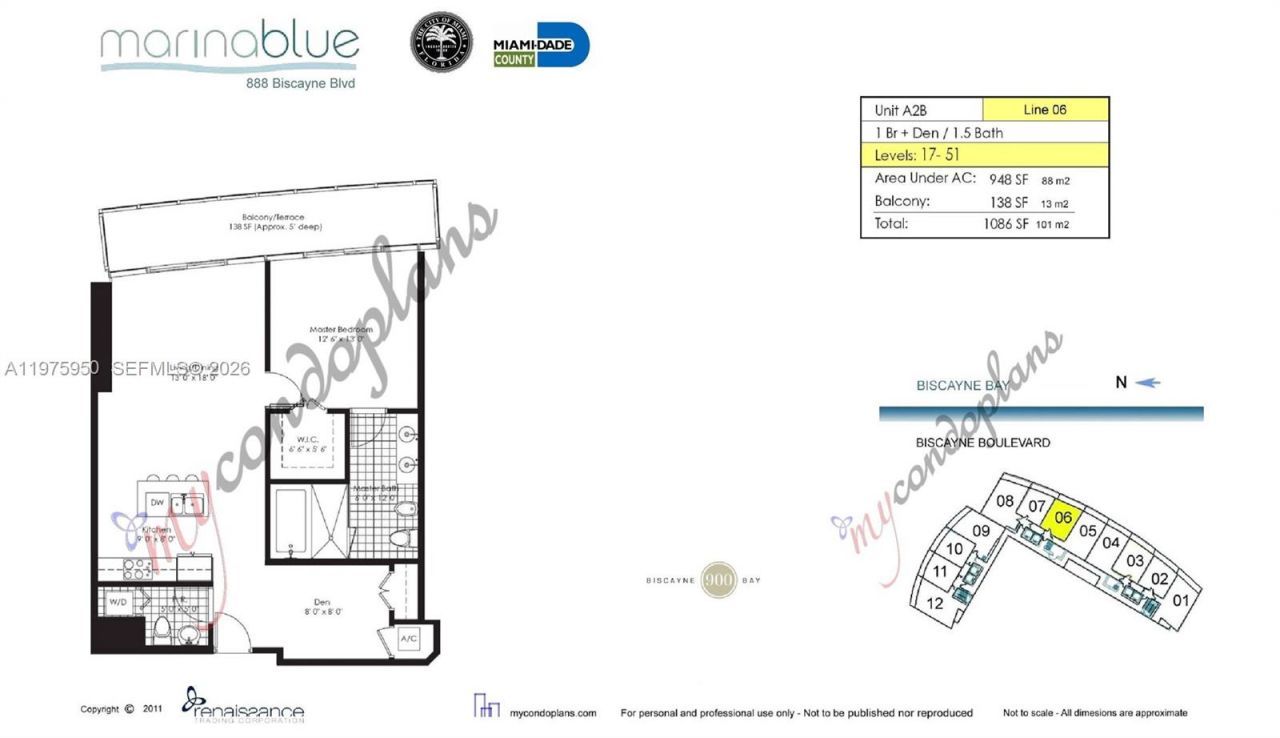 888 Biscayne Blvd, Unit 4806, Miami, FL 33132 Photo