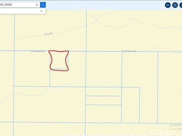 0 Paddington Road, Johnson Valley, CA 92284
