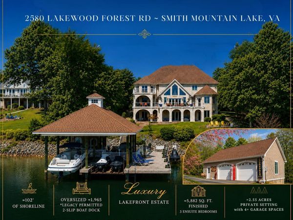 2580 Lakewood Forest RD, Moneta, VA 24121
