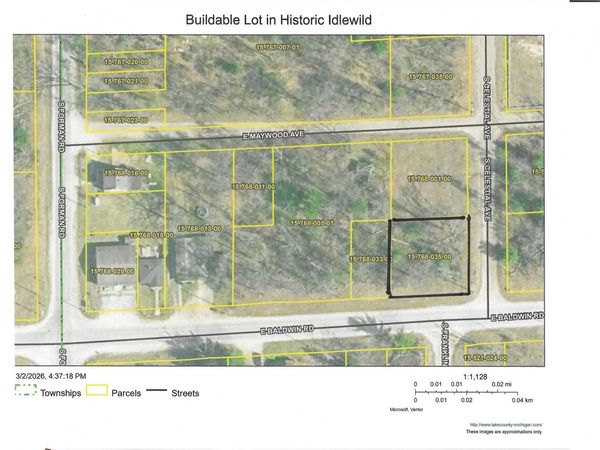 00 S Wilsons Paradise Garden, Idlewild, MI 49642