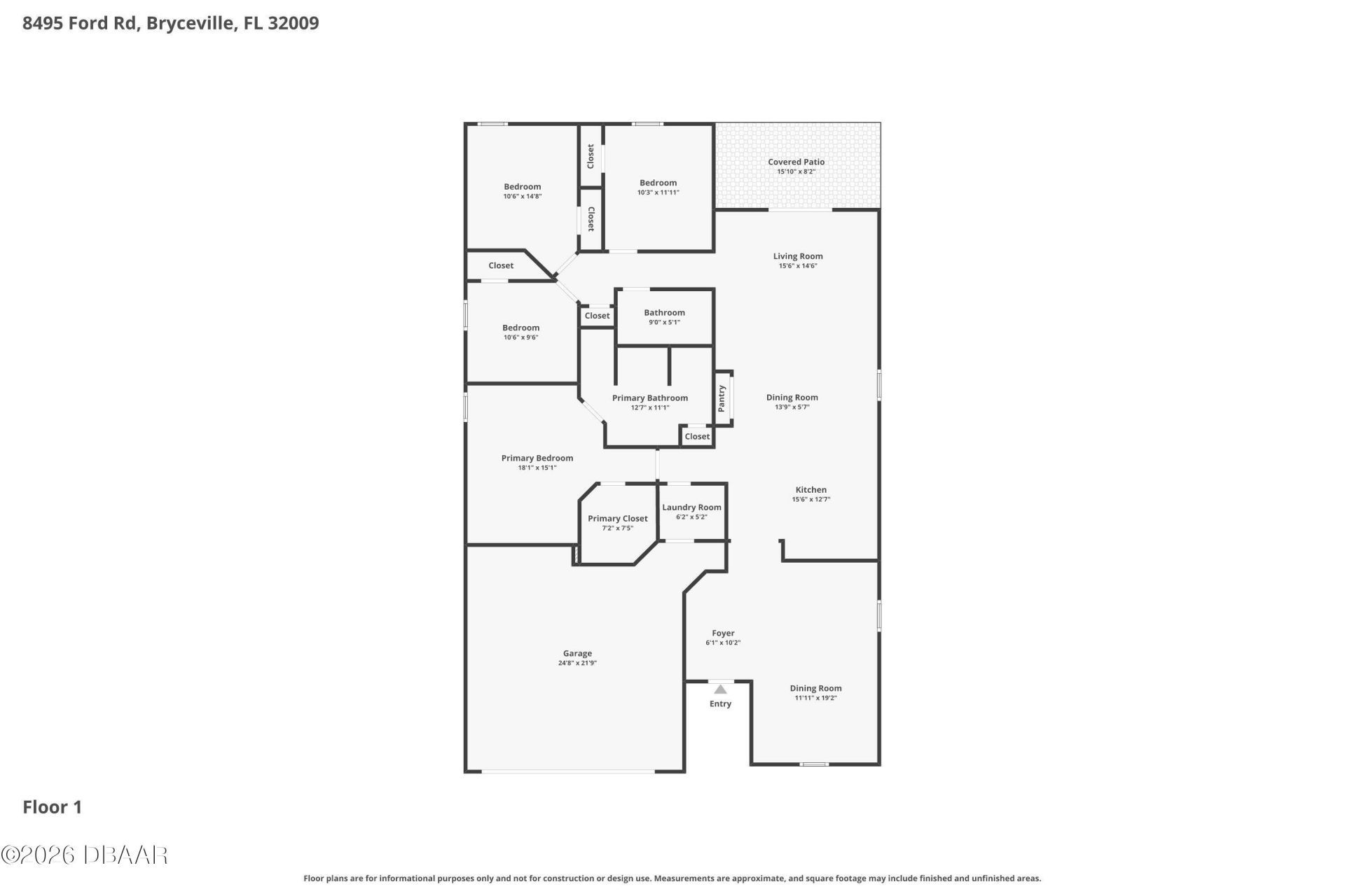 8495 Ford Road, Bryceville, FL 32009 Photo