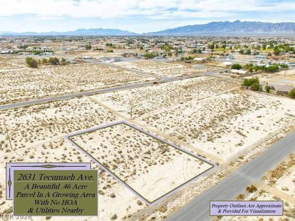 2631 Tecumseh Avenue , Pahrump, NV 89048