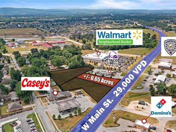 0 W Main Street , Unit 0.65AC, Farmington, AR 72730
