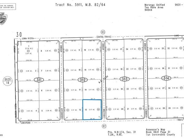 0 Hilton/Junipero, Landers, CA 92285