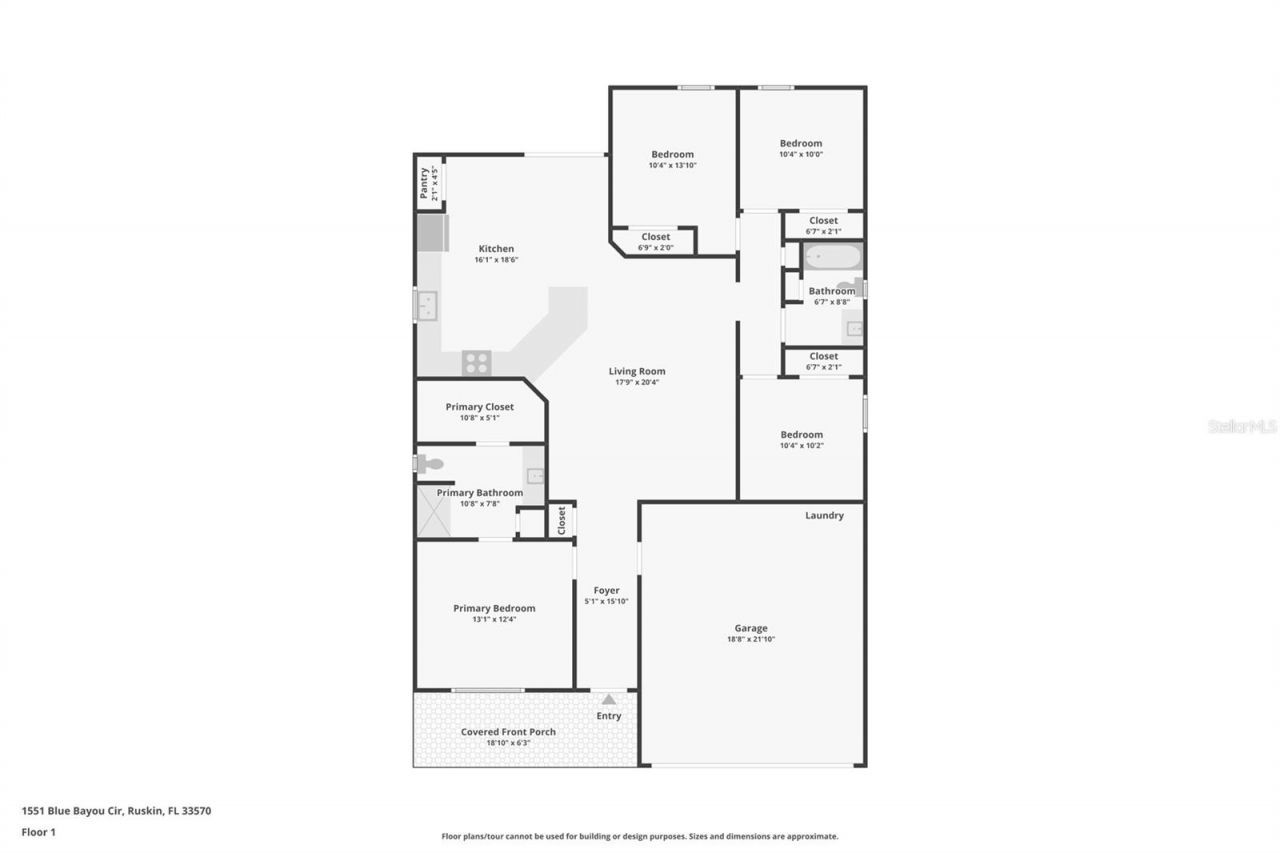 1551 Blue Bayou Circle, Ruskin, FL 33570 Photo