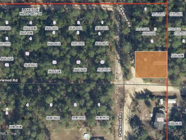 0 PARKWOOD RD, Florahome, FL 32140