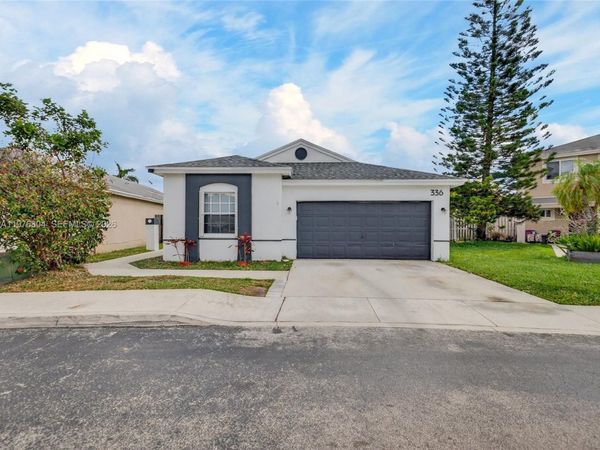 336 S Ketch Dr , Sunrise, FL 33326