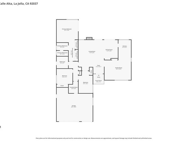 1617 Calle Alta , La Jolla, CA 92037