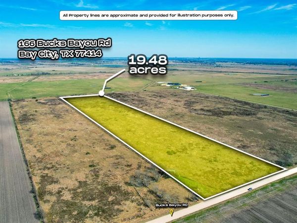 166 Bucks Bayou Road , Bay City, TX 77414