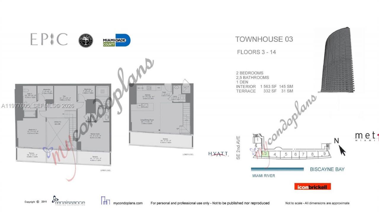 200 S Biscayne Boulevard Way , Unit 703, Miami, FL 33131 Photo