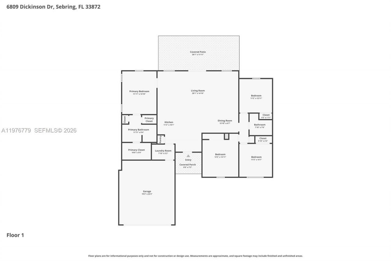 6809 Dickinson Drive, Sebring, FL 33872 Photo