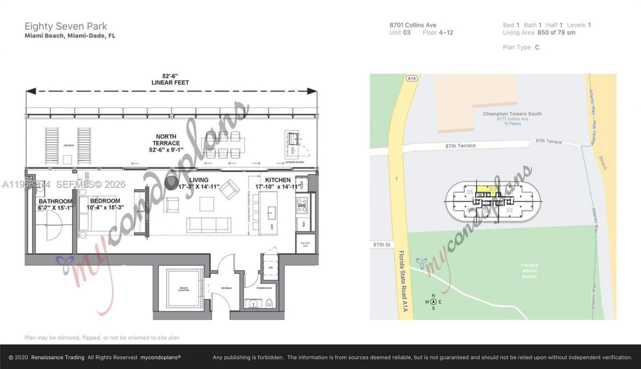 8701 Collins Ave, Unit 803, Miami Beach, FL 33154 Photo
