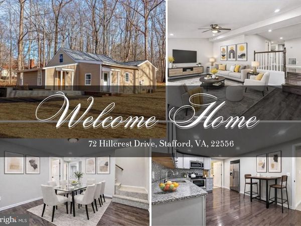 72 HILLCREST DRIVE, STAFFORD, VA 22556