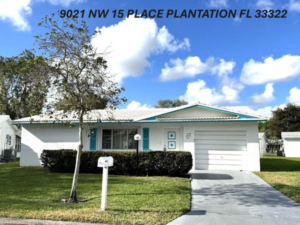 9021 NW 15th Pl, Plantation, FL 33322