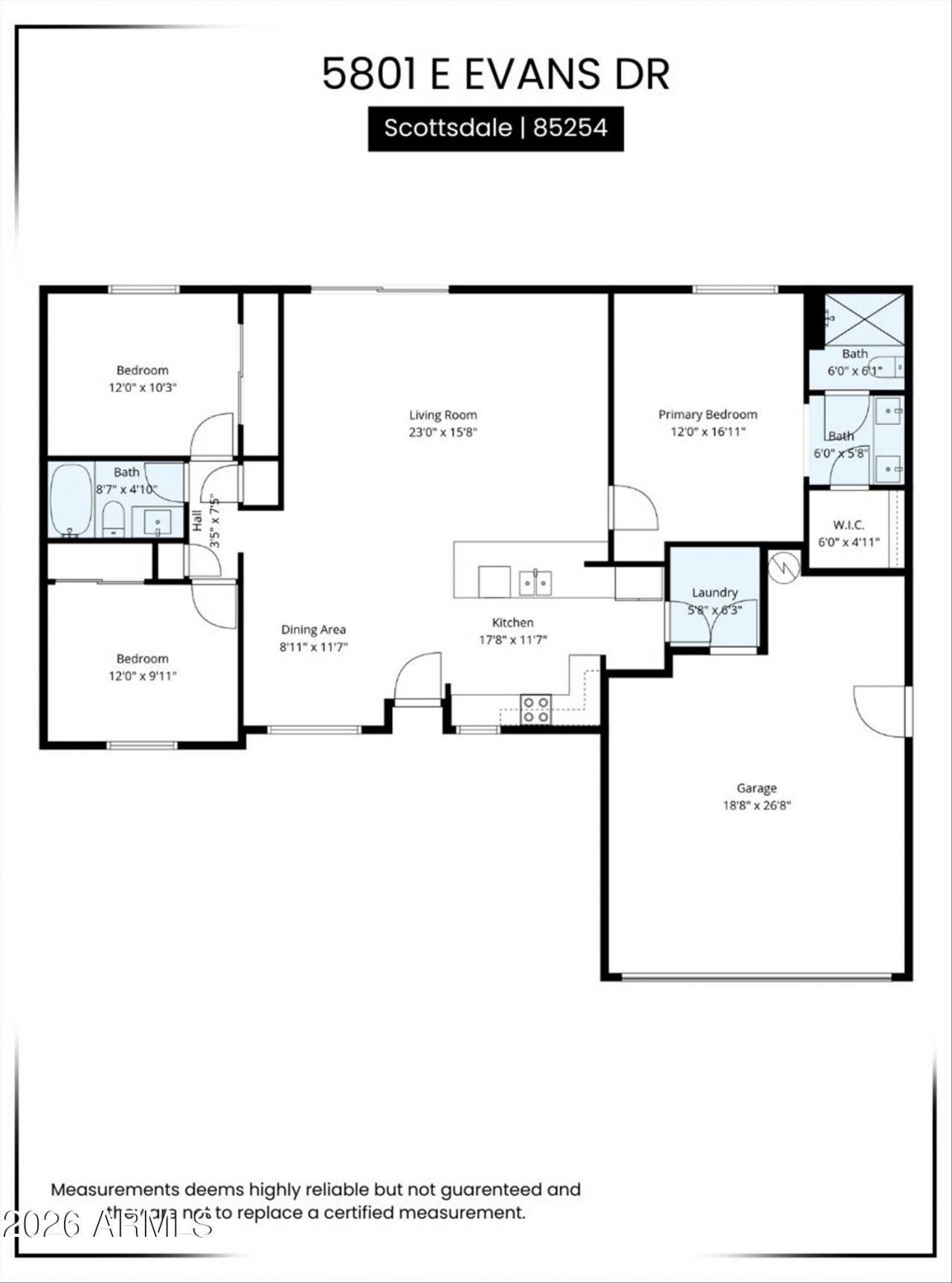 5801 E Evans Drive, Scottsdale, AZ 85254 Main Photo