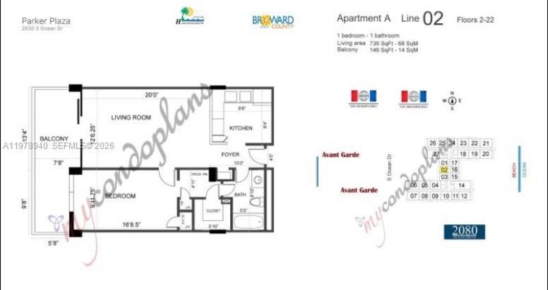 2030 S Ocean Dr, Unit 1802, Hallandale Beach, FL 33009 Photo