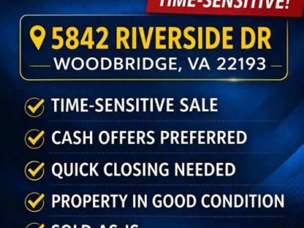 5842 RIVERSIDE DRIVE, WOODBRIDGE, VA 22193