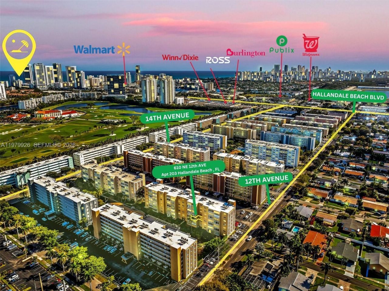 610 NE 12th Ave , Unit 203, Hallandale Beach, FL 33009 Photo