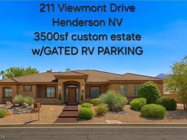 211 Viewmont Drive, Henderson, NV 89015