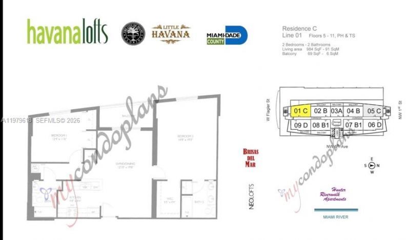 36 NW 6th Ave , Unit 801, Miami, FL 33128 Photo