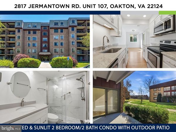 2817 JERMANTOWN ROAD, Unit 107, OAKTON, VA 22124
