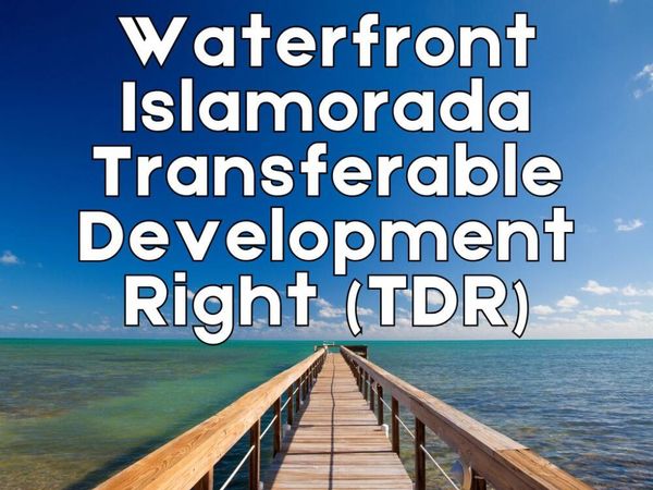 Waterfront TDR Building Right for sale Road, ISLAMORADA, FL 33036