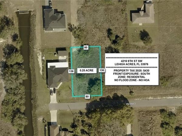 4216 9th ST SW, LEHIGH ACRES, FL 33976