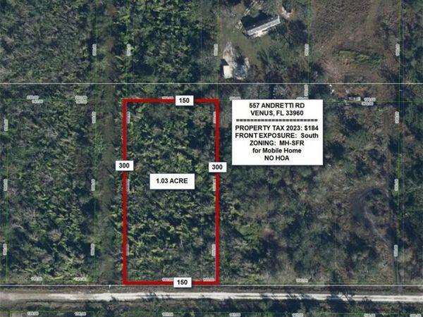 557 Andretti RD , VENUS, FL 33960