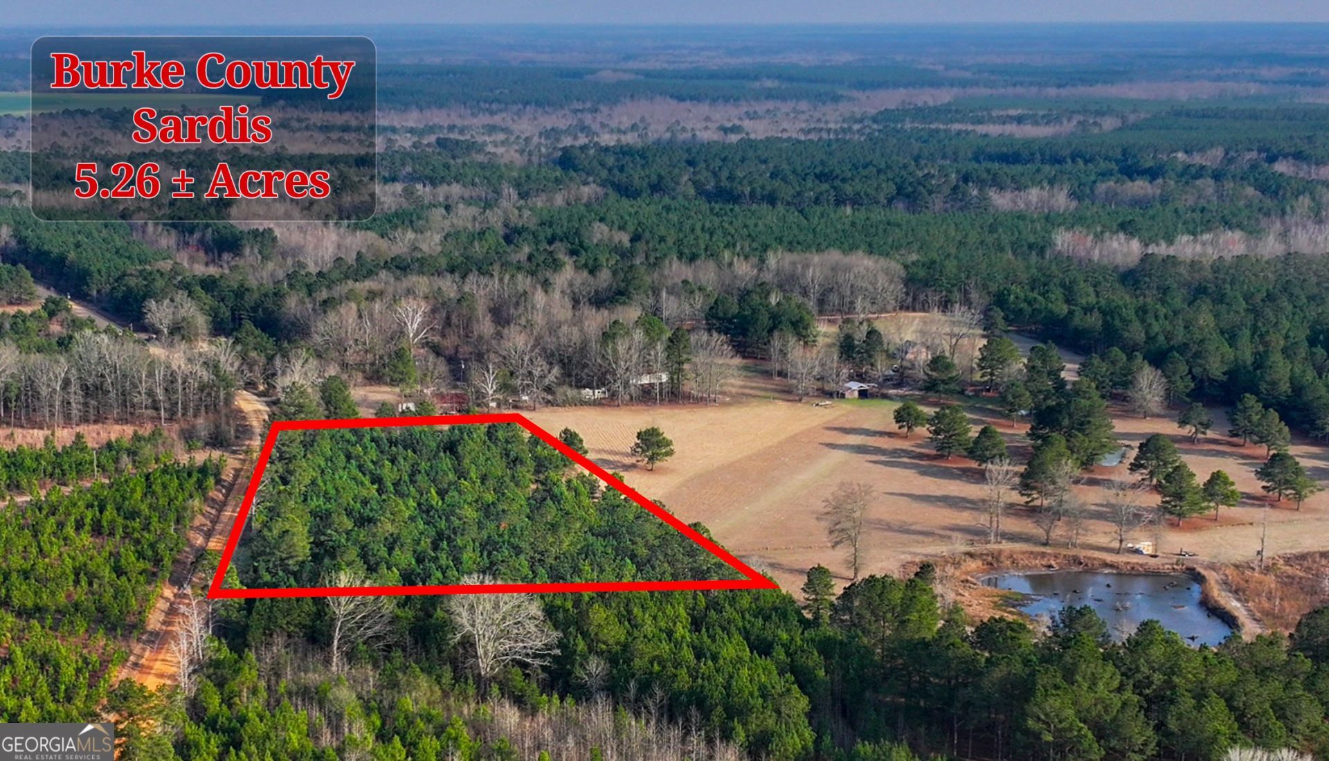 5.26+/- Acres Joyner Oglesby Road, Lot #LOT #2, Sardis, GA 30456 Main Photo
