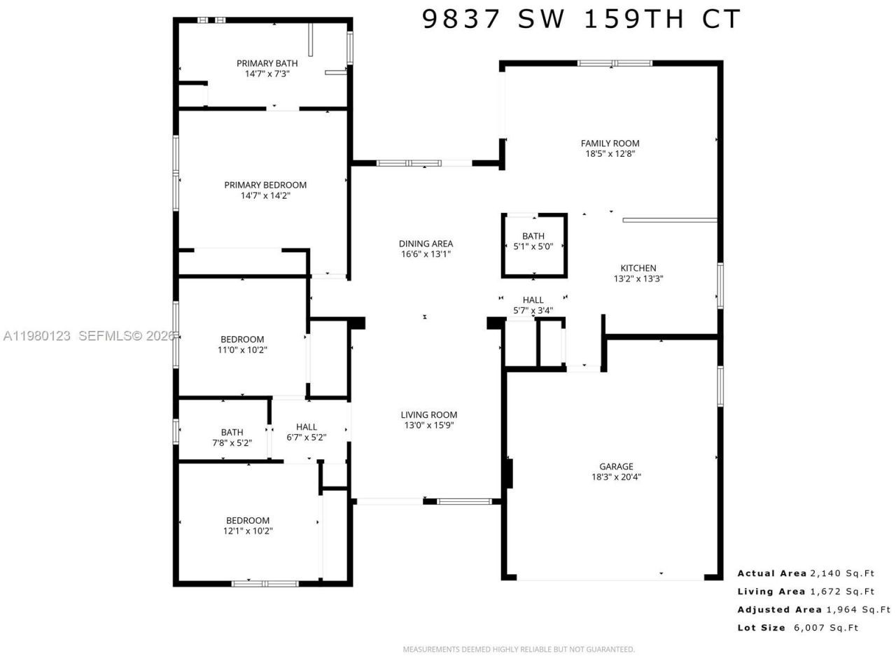 9837 SW 159th Ct , Miami, FL 33196 Photo