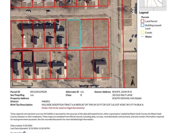 Madison, Unit Parcel 891, Waterloo, IA 50703