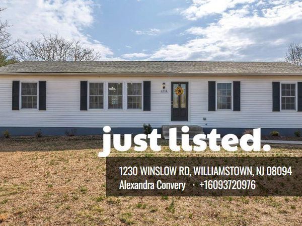 1230 WINSLOW ROAD, WILLIAMSTOWN, NJ 08094
