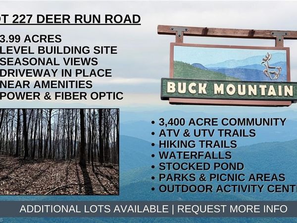 Lot 227 Deer Run , Purlear, NC 28665