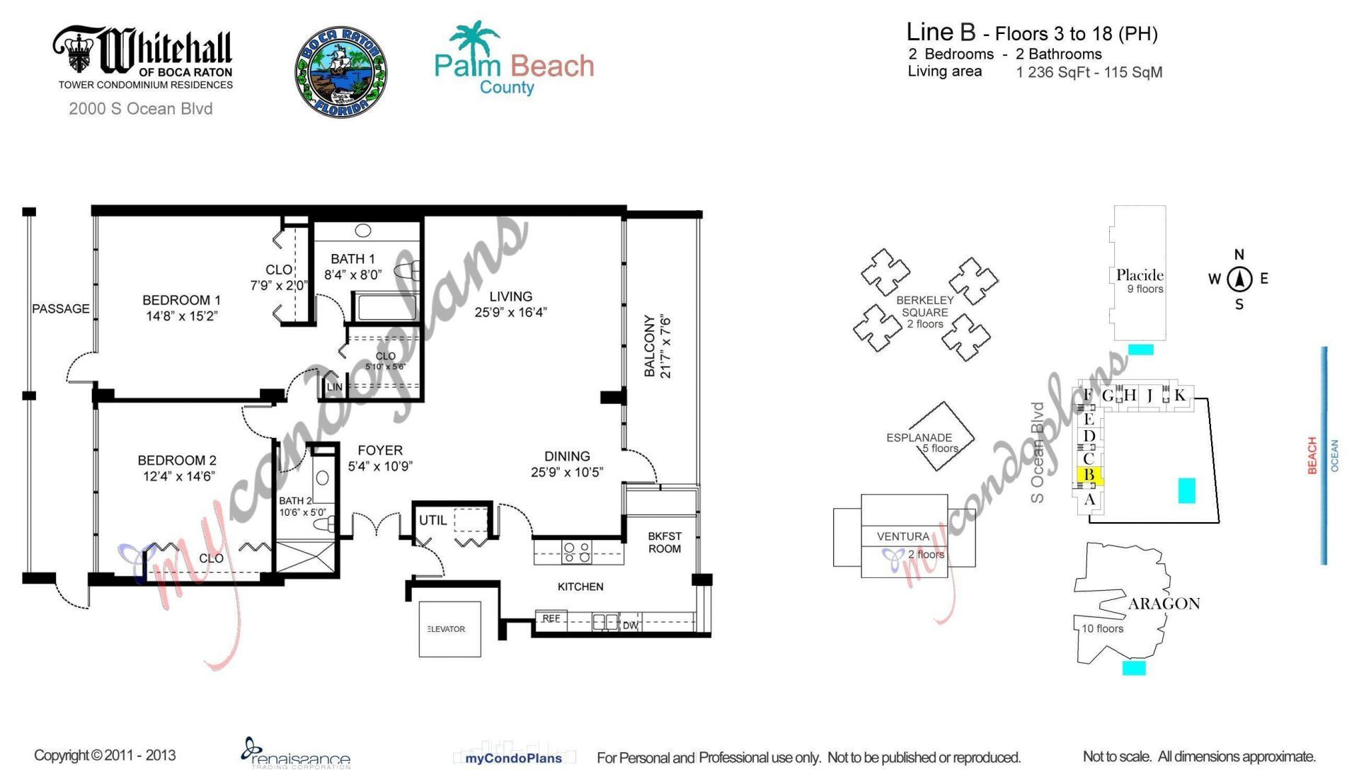 2000 S Ocean Boulevard, Unit 3-b, Boca Raton, FL 33432 Photo