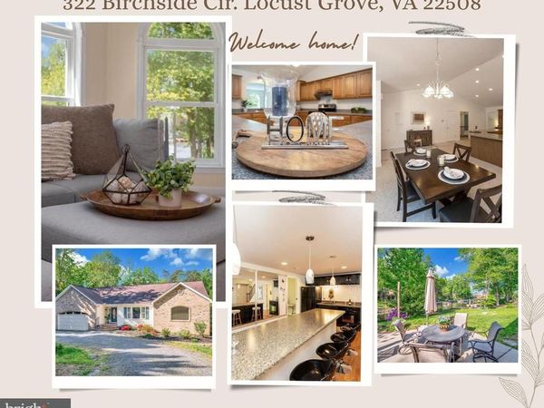 322 BIRCHSIDE CIRCLE , LOCUST GROVE, VA 22508