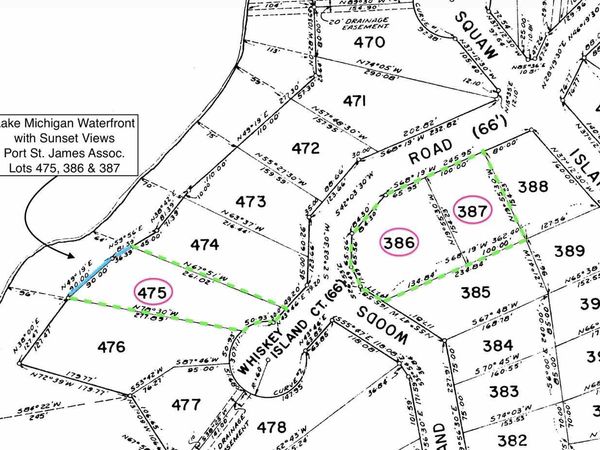 Lot 475,386,387 Island Woods Road N, Beaver Island, MI 49782