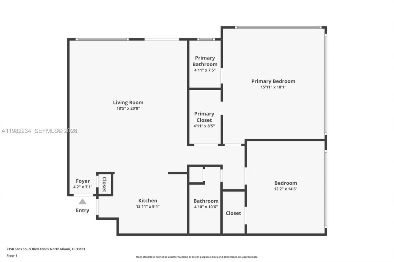 2150 Sans Souci Blvd, Unit B605, North Miami, FL 33181 Photo