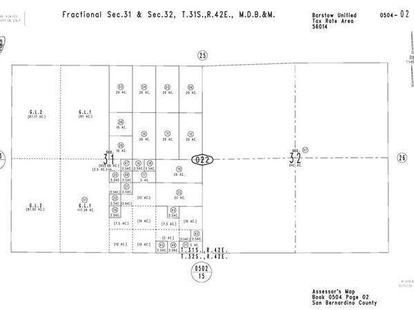 0 No Situs, Hinkley, CA 92347