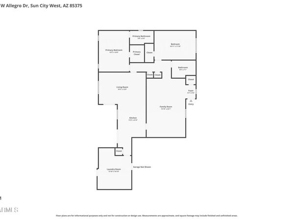 12730 W ALLEGRO Drive, Sun City West, AZ 85375