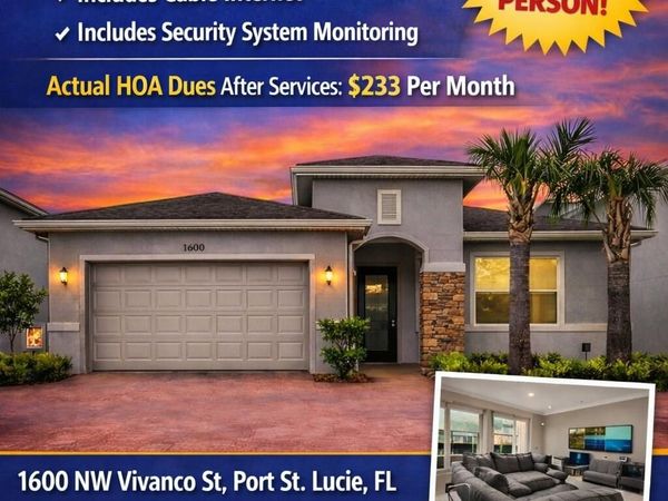 1600 NW Vivanco Street, Port St. Lucie, FL 34986