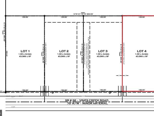 LOT 4 VINES CREEK ROAD , DAGSBORO, DE 19939