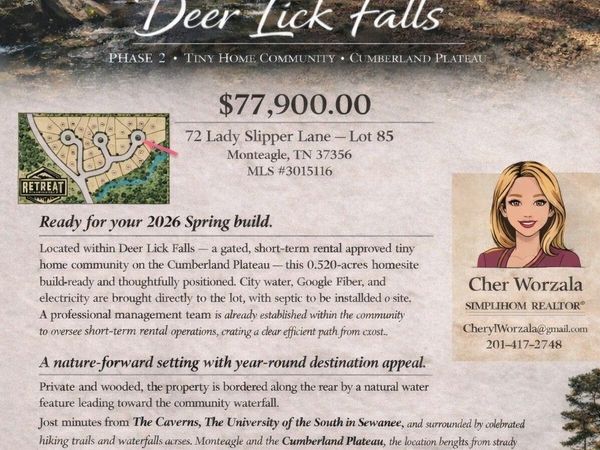 72 Lady Slipper Lane , Monteagle, TN 37356