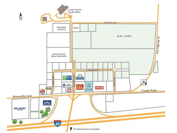 Lot 20 JF Boulevard , Lonoke, AR 72086