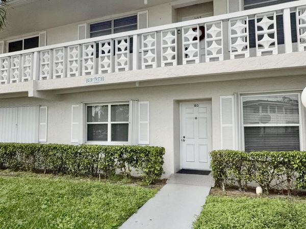 2840 SW 13th Street, Unit 103, Delray Beach, FL 33445